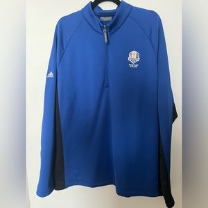 NEVER WORN Men’s RYDER CUP 2020 Whistling Straights Adidas quarter zip XL golf